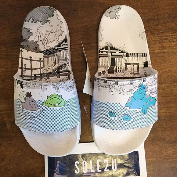 Adidas x Pixar Adilette Lite Monsters Inc Mike Sulley Slides Size 5 GX0995 main image 7